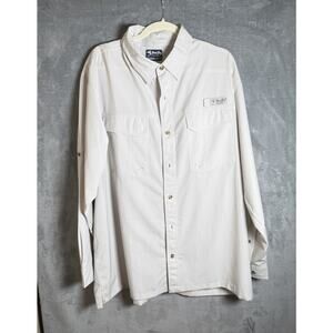 Bimini Bay Outfitters Fishing Shirt 2XL Vented Long Sleeve Utility